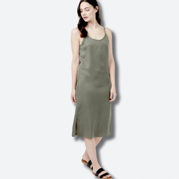 Tentree Cami Slip Midi Dress Sz. Medium - Picture 3 of 12